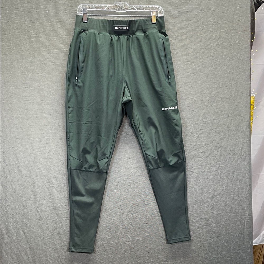 Alphalete Green‎ Jumpsuit Relaxed Fit Elastic Waist